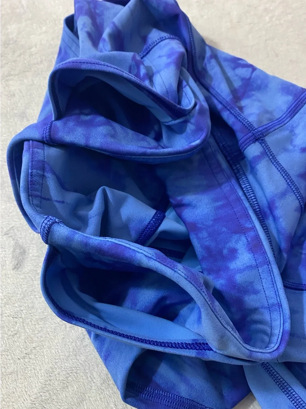 Lululemon Women’s Fast Free Tight II Game Day Blue Multi Reflective Size 8
